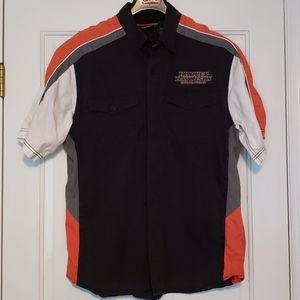 Harley Davidson embroidered shirt